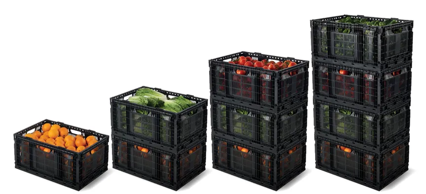 photo of crates with produce